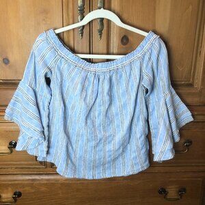 Lucky Brand Off the Shoulder Blouse